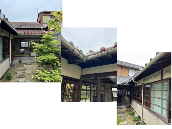 雹被害 雨樋 施工前3枚_コピー