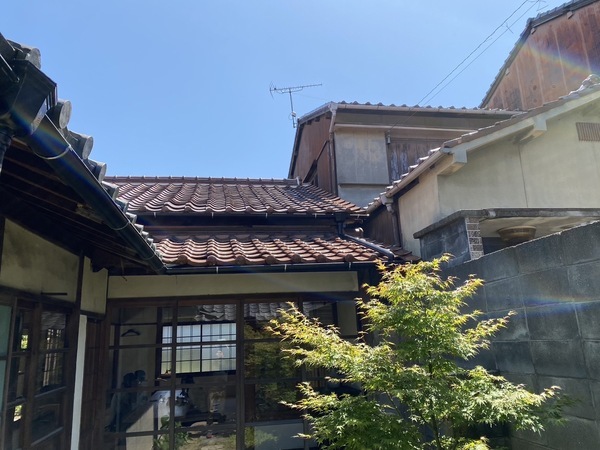 雹被害 雨樋交換後1_コピー